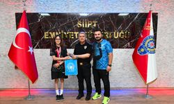 Türkiye Şampiyonu Hiranur Yıldız’dan İl Emniyet Müdürü Özdemir’e Ziyaret