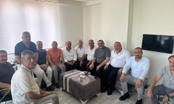 Solmaz, Erdem, Gümüş ve Beraberindeki Heyetten Ömer Özer’e Taziye Ziyareti