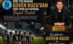 Siirt TSO Başkanı Güven Kuzu’dan Siirt Spor Altyapısına Büyük Destek