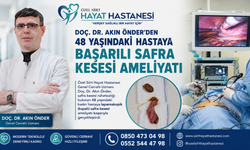 Doç. Dr. Akın Önder’den 48 Yaşındaki Hastaya Başarılı Safra Kesesi Ameliyatı