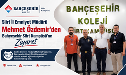 Siirt İl Emniyet Müdürü Mehmet Özdemir’den Bahçeşehir Siirt Kampüsü’ne Ziyaret