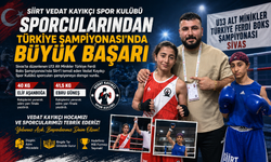 Siirt Vedat Kayıkçı Spor Kulübü Sporcularından Türkiye Şampiyonası’nda Büyük Başarı