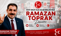 MHP Eruh İlçe Başkanlığı’nda Ramazan Toprak Dönemi