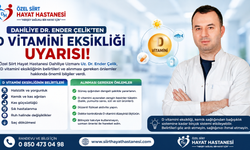 Uz. Dr. Ender Çelik’ten D Vitamini Eksikliği Uyarısı