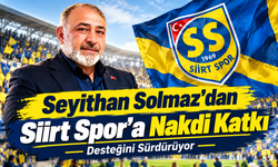Seyithan Solmaz Desteğini Sürdürüyor: Siirt Spor’a Nakdi Katkı