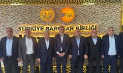 SOLMAZ VE ERDEM’DEN BARO BAŞKANI MUHAMMED ALPTEKİN’E ZİYARET