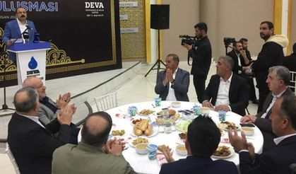 DEVA Partisi Siirt il Başkanlığı İftarda Buluştu
