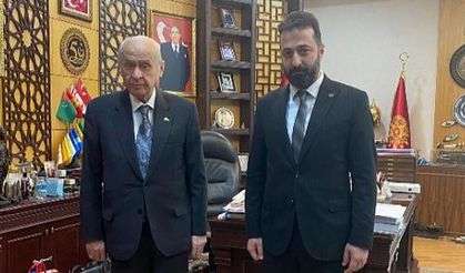 Erdal Çelepçıkay, Aday Adayı Oldu Devlet Bahçeli'yi Ziyaret Etti