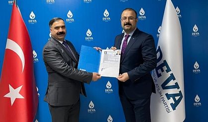 DEVA PARTİSİNE İLK BAŞVURU ŞİRVAN İÇİN