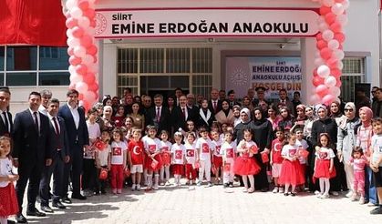 Siirt’te Emine Erdoğan Anaokulunun Açılışı Yapıldı