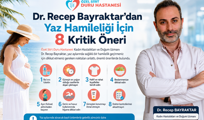 Dr. Recep Bayraktar’dan Yaz Hamileliği İçin 8 Kritik Öneri