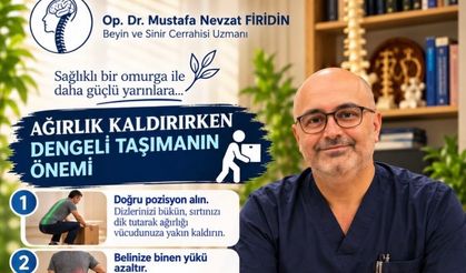 Dr. Firidin’den Omurga Sağlığı İçin Önemli Uyarılar