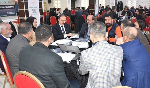 Siirt'te “Birlikte Güçlüyüz Siirt Eğitim Çalıştayı” Düzenlendi