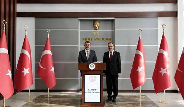 Milli Eğitim Bakanı Yusuf Tekin Siirt’te