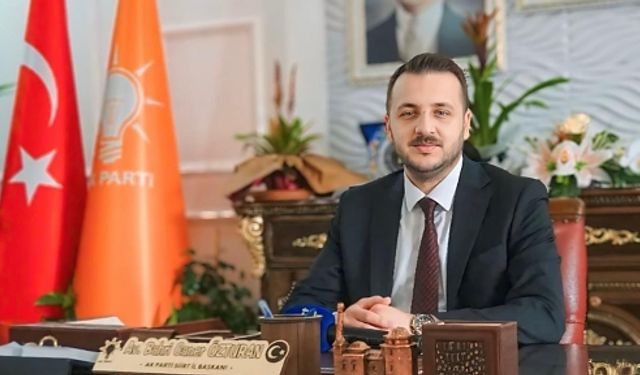 AK Parti İl Başkanı Özturan’dan 24 Temmuz Gazeteciler ve Basın Bayramı Mesajı