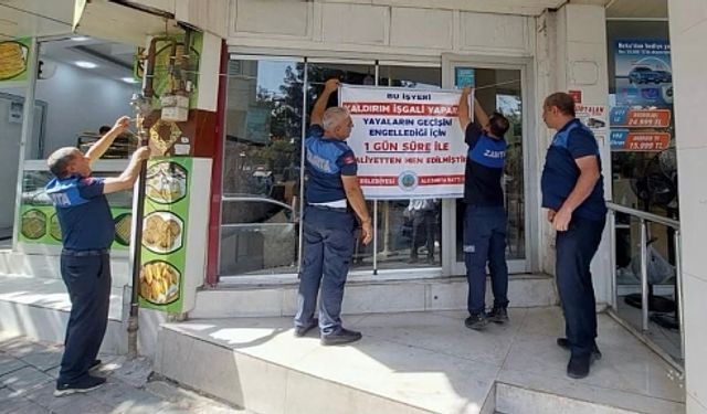 Siirt’te Kaldırım İşgallerine Geçit Yok!