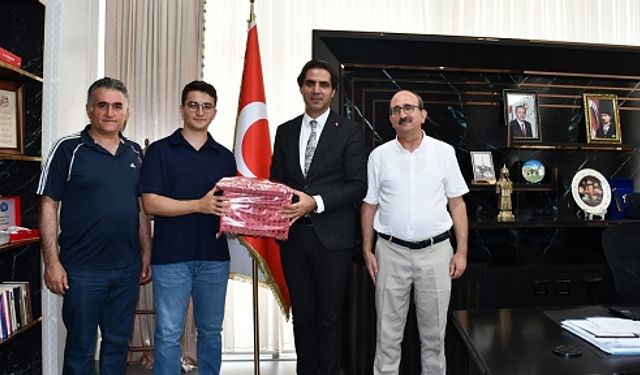 Türkiye Birincileri İl Milli Eğitim Müdürü İlhan Saz’ın Konuğu Oldu