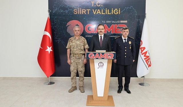 Vali Kızılkaya: “Siirt’te Asayiş Olaylarında Düşüş, Suç Aydınlatmada Başarı Var!”