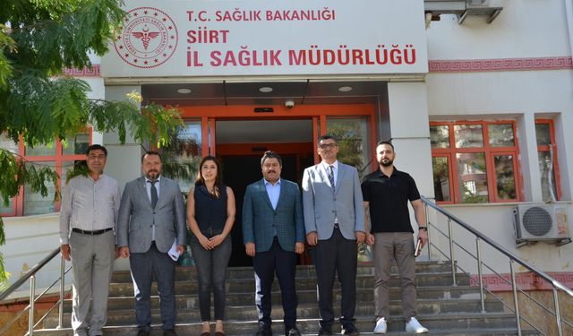 Vali Yardımcısı Bozkurtoğlu’ndan İl Sağlık Müdürü Hacıoğlu’na Ziyaret