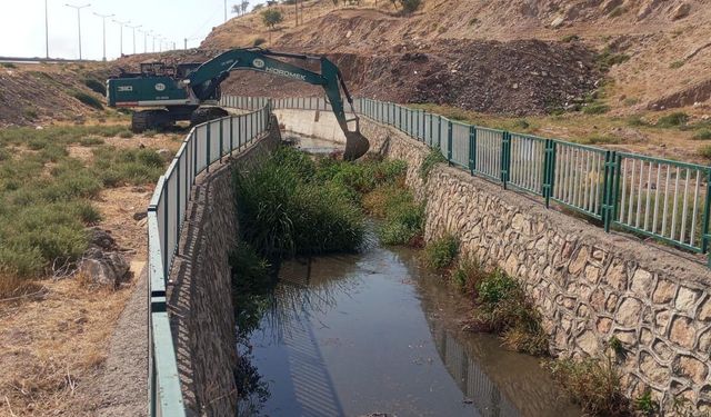 DSİ Ekipleri Kurtalan Derelerinde Yoğun Temizlik Çalışması Yürüttü