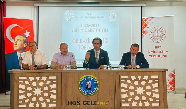 Siirt’te Okul-Aile Birliği Başkanları Toplantısı Gerçekleştirildi