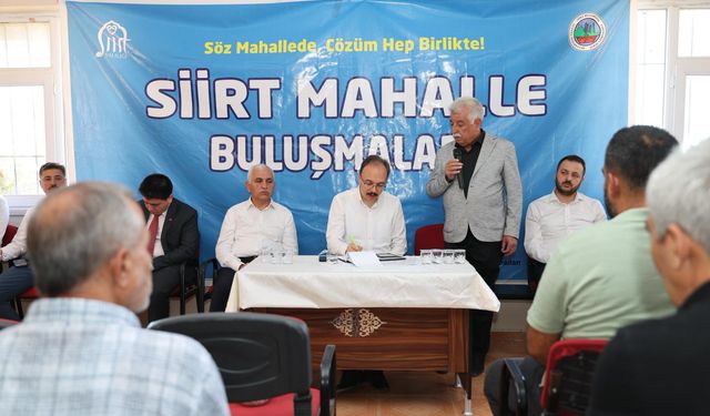Siirt’te 19. Mahalle Buluşması Veysel Karani Mahallesi’nde Yapıldı
