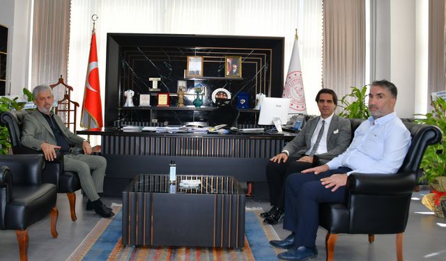 Tillo’dan İl Milli Eğitim Müdürü İlhan Saz’a Hayırlı Olsun Ziyareti
