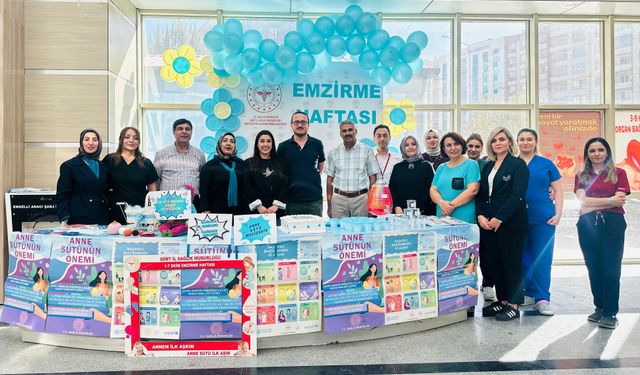 Siirt Eğitim ve Araştırma Hastanesi’nde Emzirme Haftası Etkinliği Düzenlendi