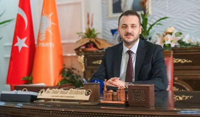 AK Parti Siirt İl Başkanı Av. Bahri Caner Özturan’dan 29 Ekim Cumhuriyet Bayramı Mesajı