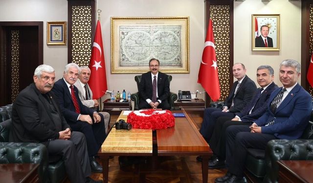 Gazetecilerden Siirt Valisi Kızılkaya’ya Ziyaret