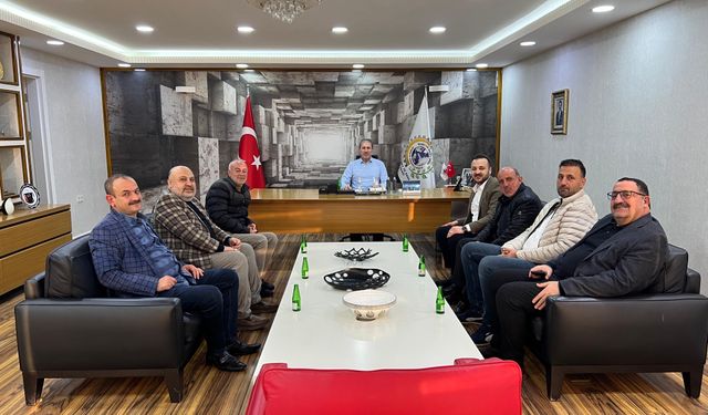 AK Parti İl Başkanı Bahri Caner Özturan’dan Fuat Özgür Çalapkulu’ya Ziyaret