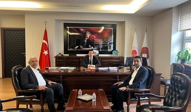Başkan Olgaç’tan Başsavcı Tuğan Sarıca ve Başkan Erhan Obut’a Nezaket Ziyareti