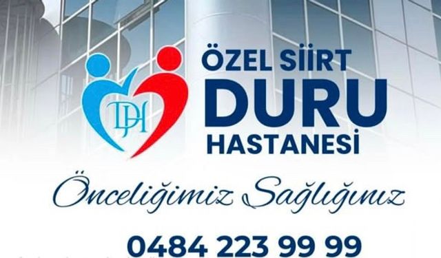 Özel Siirt Duru Hastanesi 1 Ocak’ta Tüm Branşlarda Hizmet Verecek