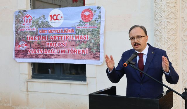 Vali Kızılkaya, “Siirt’i Tarımda Daha Güçlü Bir Noktaya Taşıyacağız”