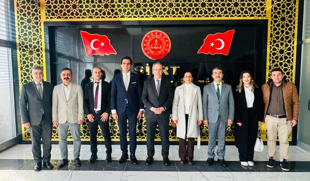 Millî Eğitim Bakanlığı Hukuk Hizmetleri Genel Müdürü Arslantaş’tan Siirt İl Millî Eğitim Müdürlüğüne Ziyaret