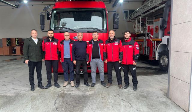 Siirt İHH ile İtfaiye Müdürlüğü Arasında İş Birliği Görüşmesi
