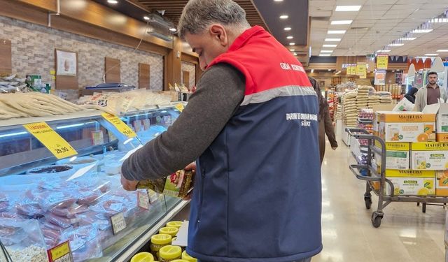 Siirt’te Gıdaya Sıkı Takip: Denetimler Devam Ediyor