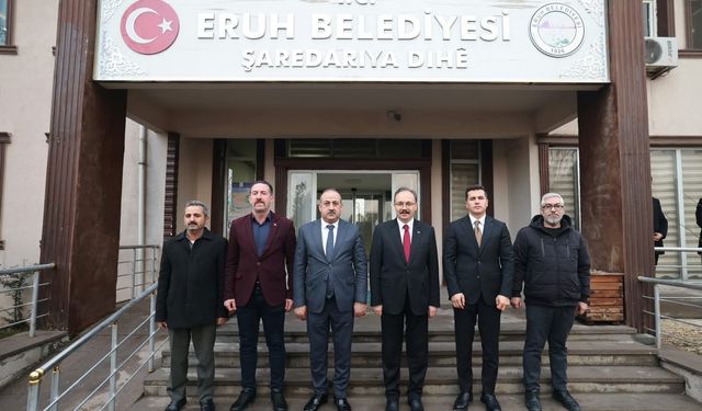 Vali, Kaymakam ve Belediye Başkanı Eruh’taki Yeni Tesisi Yerinde İnceledi