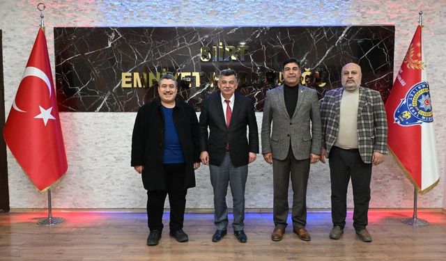 Kızılay Heyetinden Emniyet Müdürü Öztürk’e Polis Haftası Ziyareti