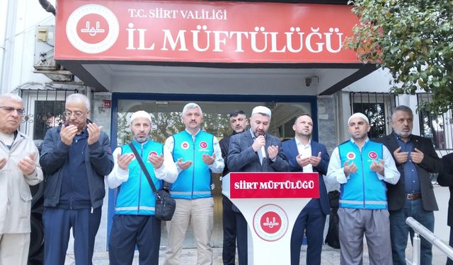 Siirt’in ilk Hacı Adayları Dualarla Uğurlandı