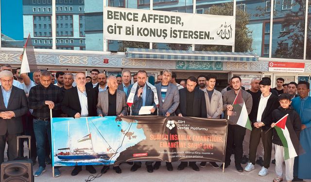 Siirt’te Sumud Filosu’na Yönelik Saldırıya Tepki: “İnsanlık ve Vicdan İçin Buradayız”