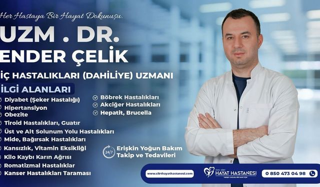 Dr. Ender Çelik Uyardı: Vücuttaki Renk Değişimleri Hastalık Habercisi Olabilir