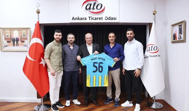 Gelecek Siirt Spor’dan ATO Başkanı Gürsel Baran’a Ziyaret