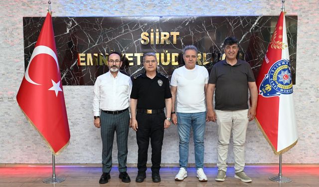 Erzurum’dan Siirt Emniyet Müdürü Mehmet Özdemir’e Hayırlı Olsun Ziyareti