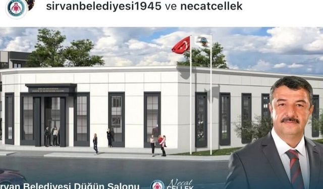 Şirvan Belediyesi Düğün Salonu Projesini Hayata Geçiriyor