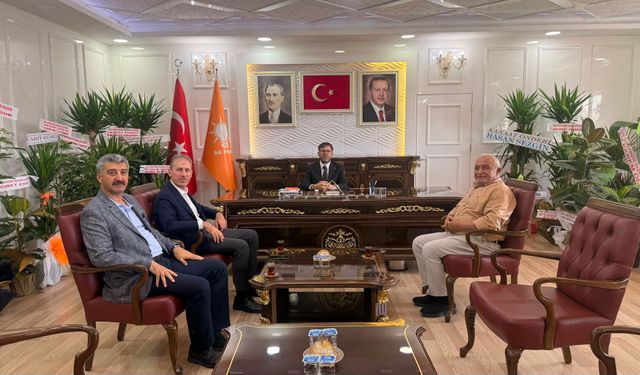 Siirt TSO’dan AK Parti İl Başkanı Abdulhekim Gider’e Hayırlı Olsun Ziyareti