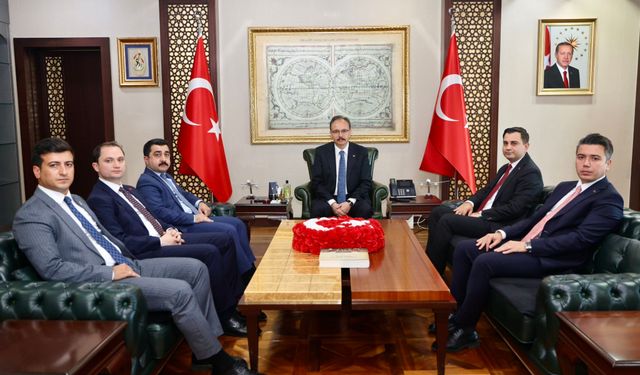 Vali Dr. Kemal Kızılkaya, Göreve Başlayan Mülki İdare Amirlerini Kabul Etti