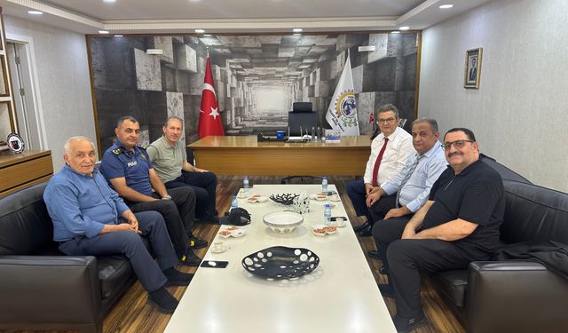 Polis Başmüfettişlerinden Siirt TSO Başkan Vekili Çalapkulu’na Ziyaret