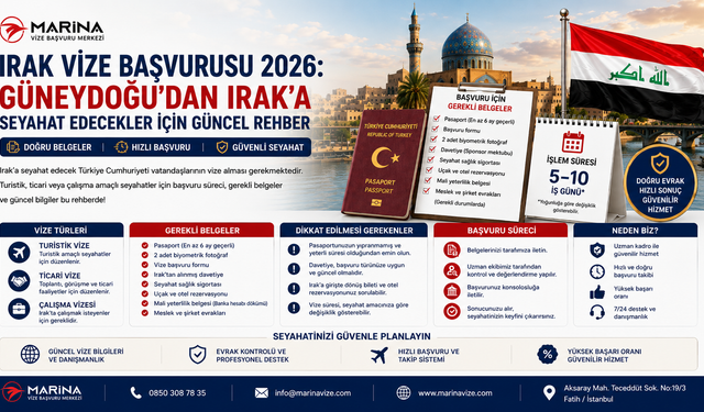 Irak Vize Başvurusu 2026: Güneydoğu’dan Irak’a Seyahat Edecekler İçin Güncel Rehber