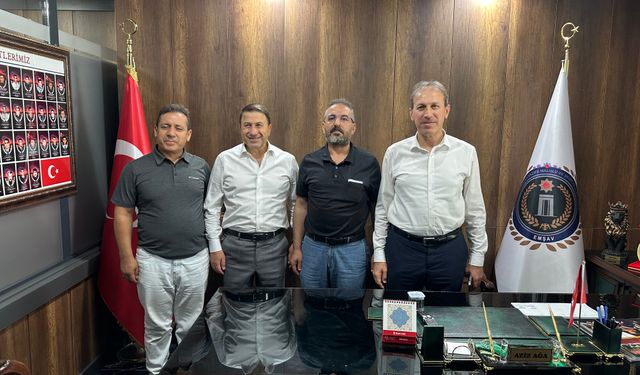 Siirt TSO Başkanı Güven Kuzu’dan Aziz Benek’e Hayırlı Olsun ve Başsağlığı Ziyareti